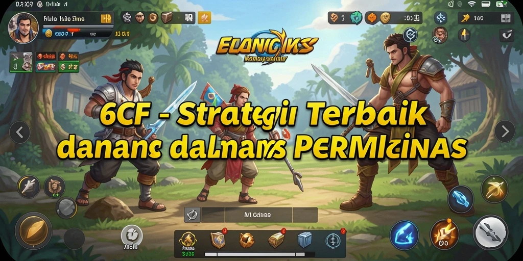 Tampilan gameplay strategis yang menantang dan menarik di 6CF.