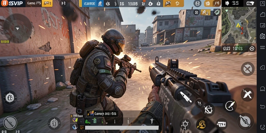 Tampilan menegangkan dari gameplay 8SVIP yang seru.