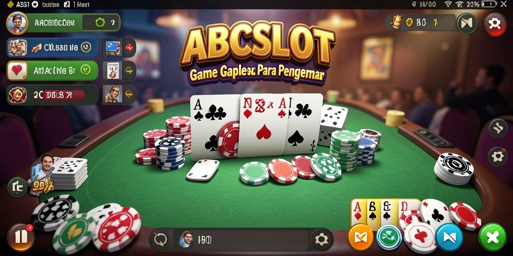 Screenshot gameplay ABCSLOT yang menunjukkan keseruan bermain Gaple.
