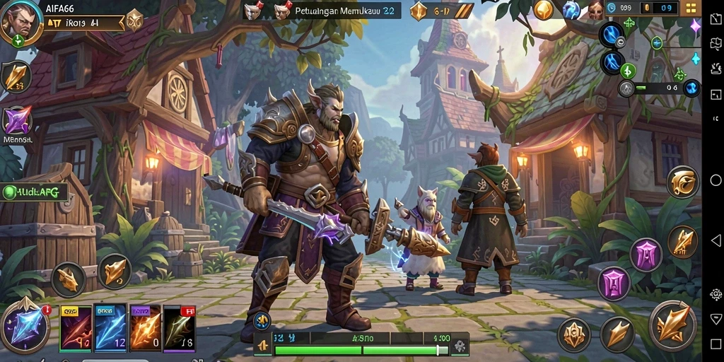 Tampilan gameplay seru dari AIFA66 dalam dunia ARPG yang imersif.