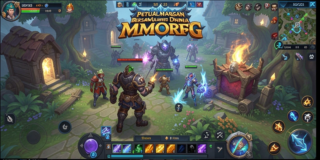 Screenshot BOY303 saat pemain bertempur dalam pertempuran epik di MMORPG.