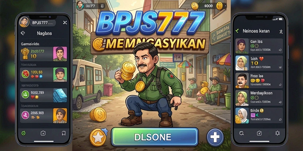 Screenshot gameplay BPJS777 yang menunjukkan interaksi karakter dalam mode Idle.
