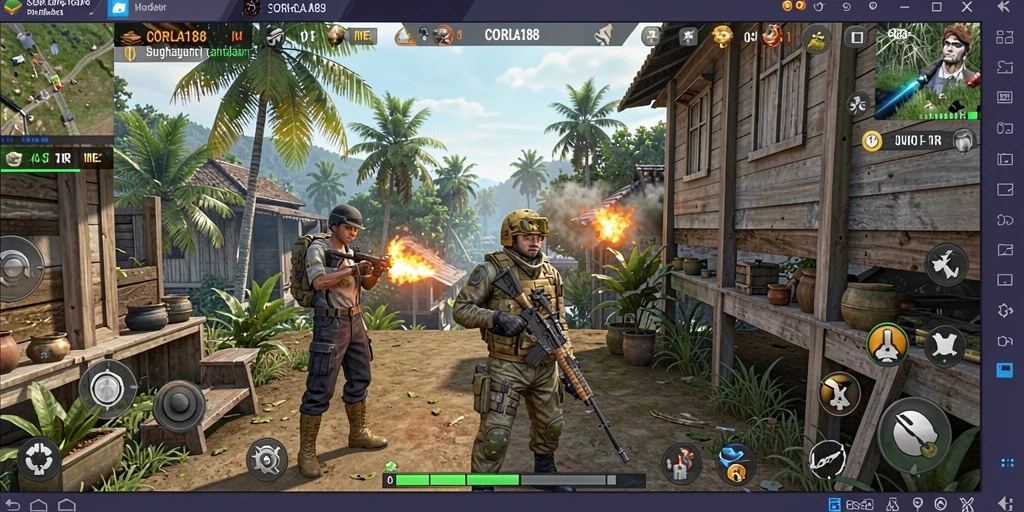 Tampilan gameplay CORLA188 yang menarik dan menantang.