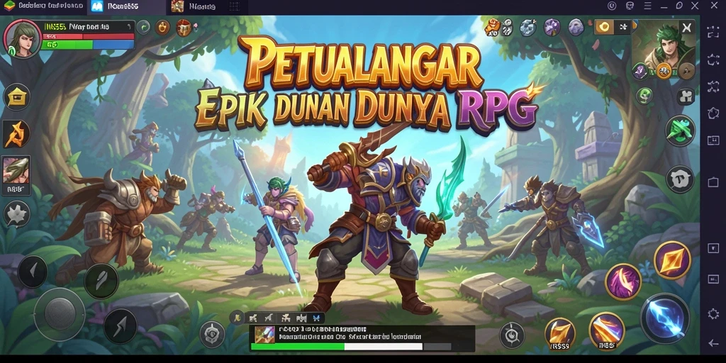 Tampilan mengesankan dari gameplay RPG yang seru.