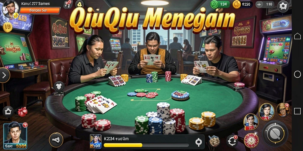 Skrinsut gameplay QiuQiu yang seru di K234.