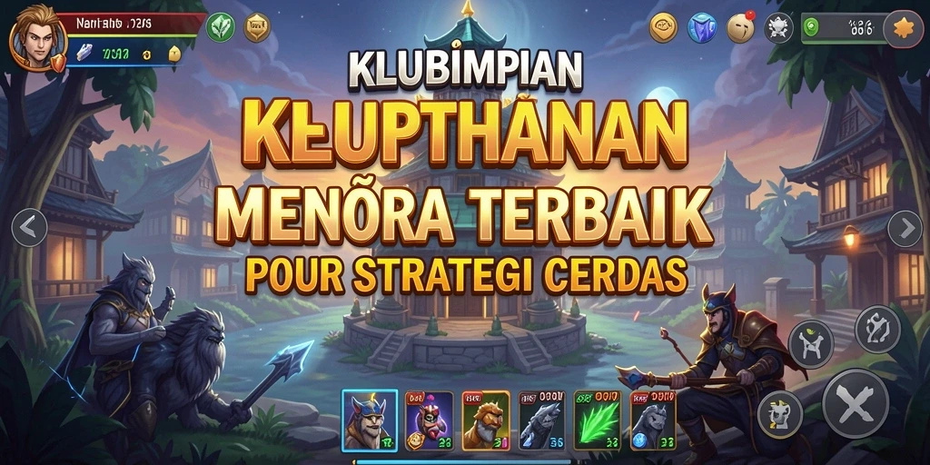 Gameplay KLUBIMPIAN yang seru dalam pertahanan menara.