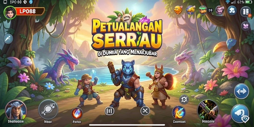 Tangkapan layar menampilkan gameplay petualangan seru LPO88.