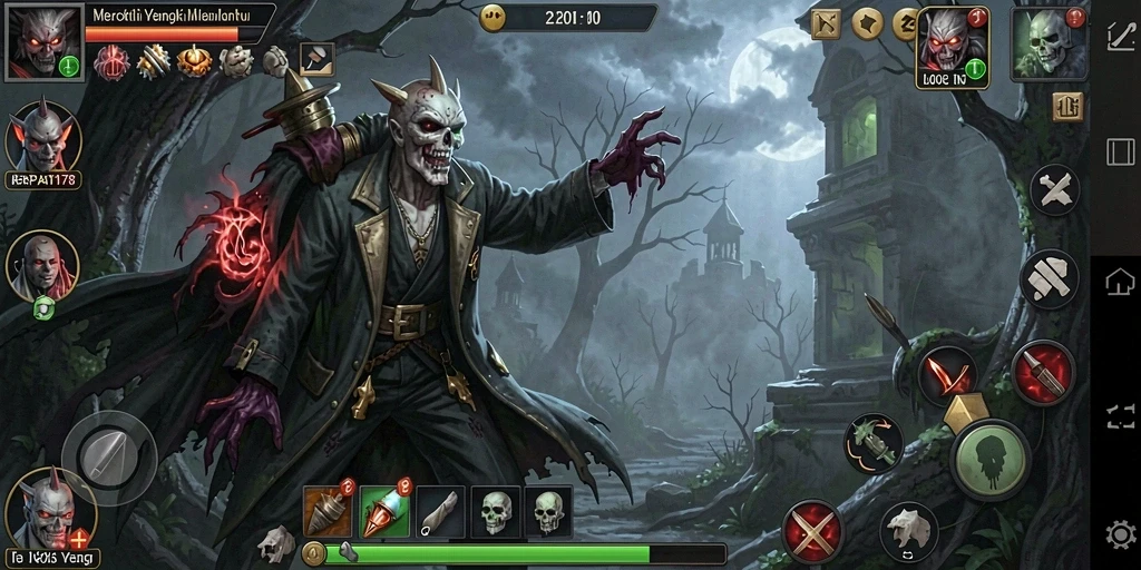 Gameplay MERPATI178 menampilkan suasana horror yang mencekam dan penuh ketegangan.
