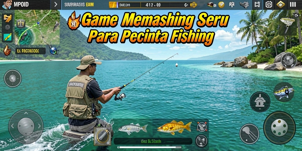 Tampilan gameplay memancing yang menakjubkan di MPOID.
