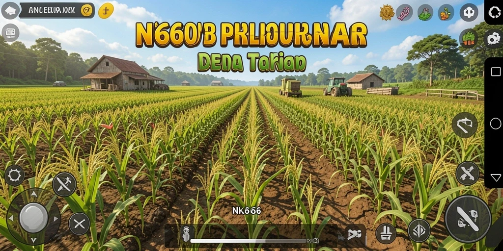 Gameplay seru dalam <strong>NK666</strong> yang menampilkan aktivitas bertani dan beternak.