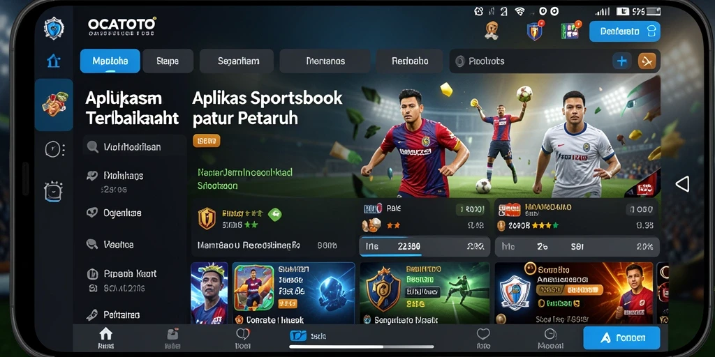 Screenshot gameplay OCATOTO yang menarik dengan antarmuka yang ramah pengguna.