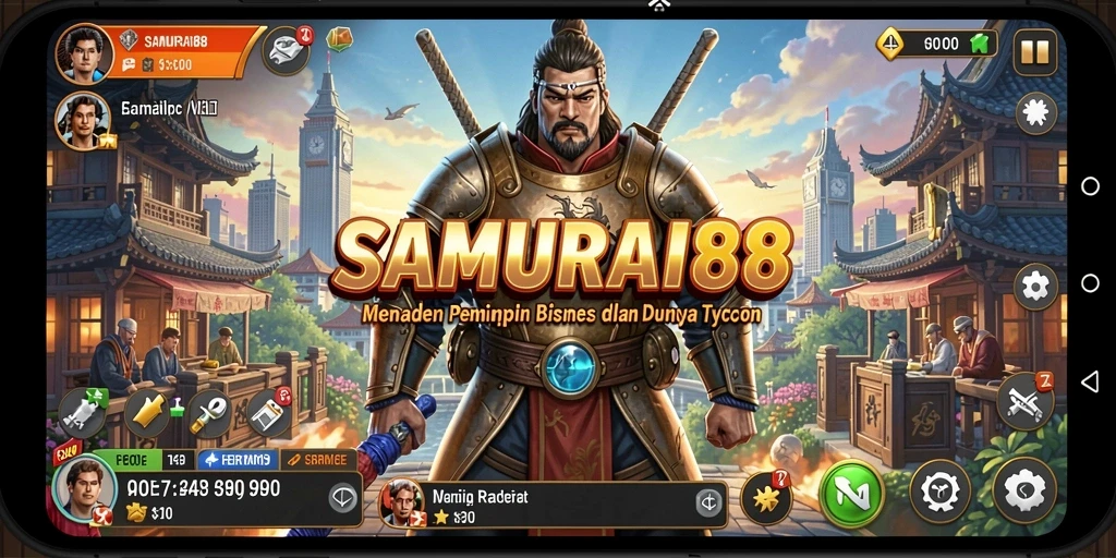 Tampilan menawan dari gameplay Tycoon di SAMURAI88.