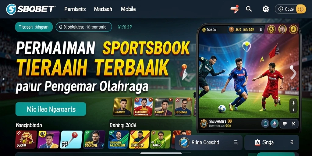 Tampilan gameplay SBOBET dengan taruhan olahraga yang menarik.